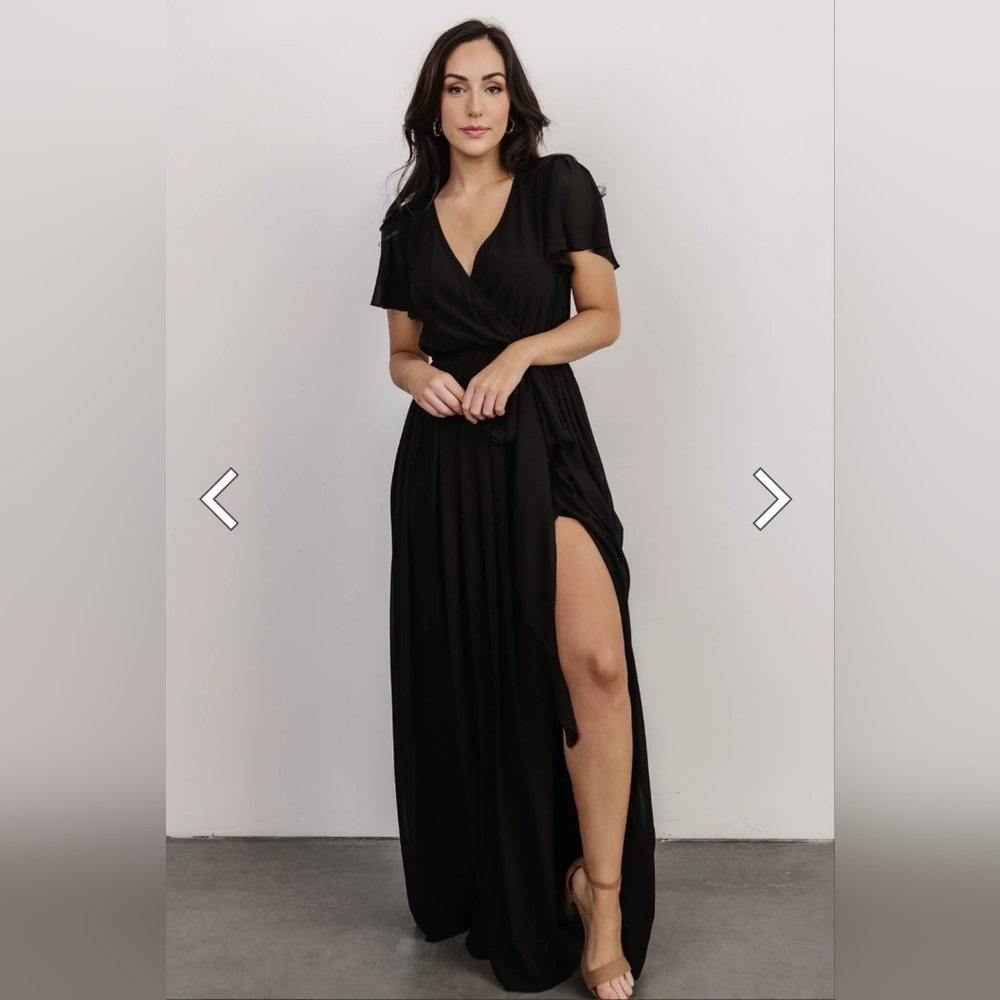 Baltic Born Black Kristina Maxi Dress